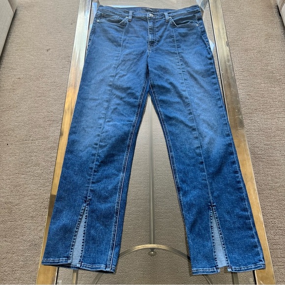 Hudson Jeans Light Blue Ankle Cropped Denim - Picture 10 of 11